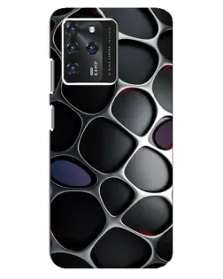 Чохол для Google Pixel 2 XL з картинкою «Об'ємна темна решітка»