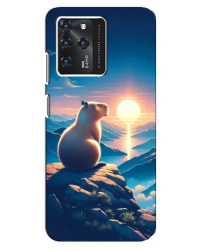 Чохол для Google Pixel 2 XL з картинкою «Захід сонця з капібарою»