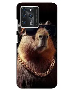 Чохол для Google Pixel 2 XL з картинкою «Капібара золотий ланцюг»