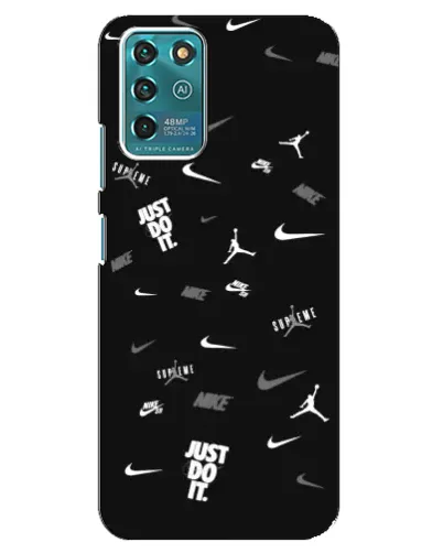 Чохол для Google Pixel 2 з картинкою «Nike Black Pattern»