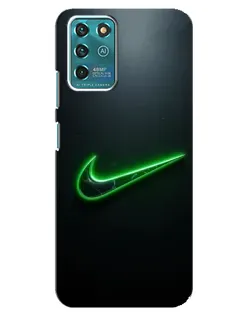 Чохол для Google Pixel 2 з картинкою «Неоновий контур Nike»