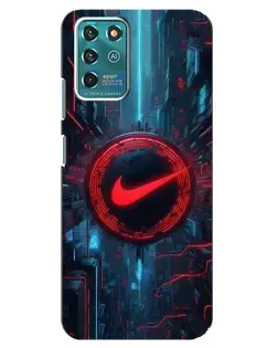 Чехол для Google Pixel 2 с картинкой «Техногенный стиль Nike»
