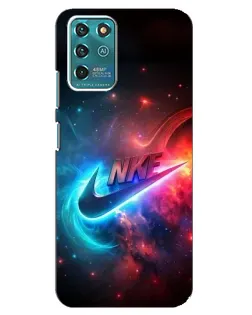 Чехол для Google Pixel 2 с картинкой «Огненный логотип Nike»