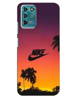 Чехол для Google Pixel 2 с картинкой «Nike на закате солнца»