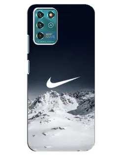 Чехол для Google Pixel 2 с картинкой «Nike — зимние горы»