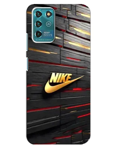 Чехол для Google Pixel 2 с картинкой «Золотой Nike на металле»