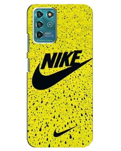 Чехол для Google Pixel 2 с картинкой «Желтый текстурный Nike»