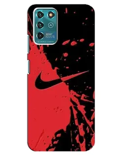 Чохол для Google Pixel 2 з картинкою «Червоні бризки Nike»