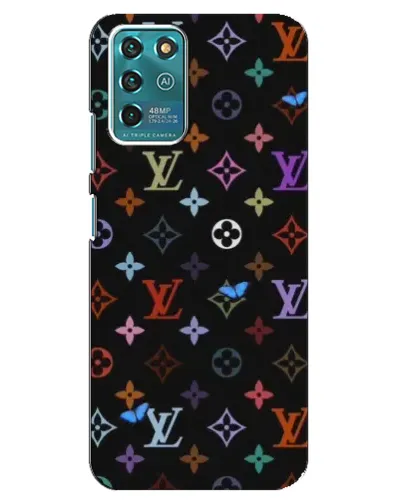 Чехол для Google Pixel 2 с картинкой «Цветная монограмма LV»