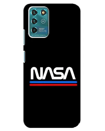 Чехол для Google Pixel 2 с картинкой «NASA — классика Red Blue»