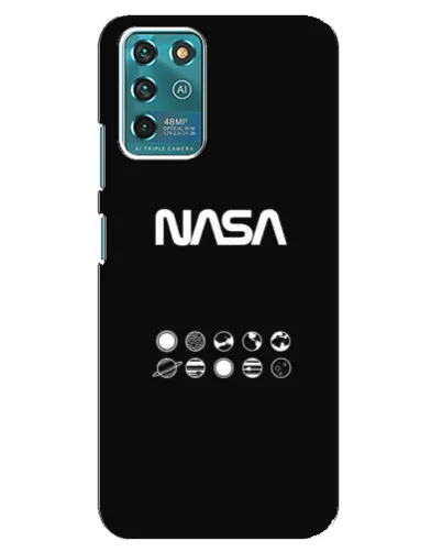 Чехол для Google Pixel 2 с картинкой «NASA — технический принт»