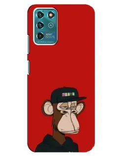 Чохол для Google Pixel 2 з картинкою «Bored Ape — червоний фон»