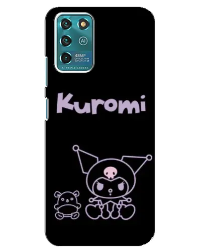 Чехол для Google Pixel 2 с картинкой «Kuromi — черный минимализм»