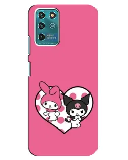Чехол для Google Pixel 2 с картинкой «Kuromi и My Melody»