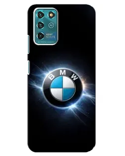 Чохол для Google Pixel 2 з картинкою «BMW — неонове сяйво»