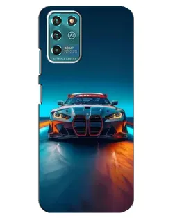 Чохол для Google Pixel 2 з картинкою «BMW — вогні неону»