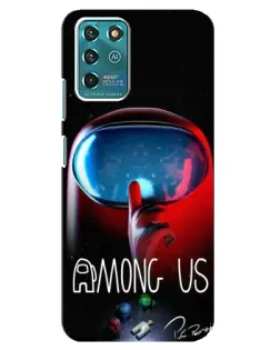 Чохол для Google Pixel 2 з картинкою «Червоний імпостер — макро»