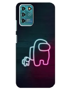 Чохол для Google Pixel 2 з картинкою «Among Us неон-арт»