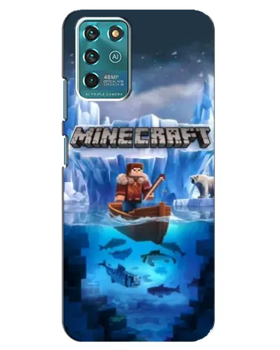 Чохол для Google Pixel 2 з картинкою «Minecraft льодянийсвіт»
