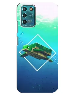 Чохол для Google Pixel 2 з картинкою «Черепаха Minecraft»