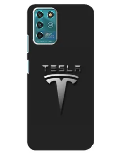 Чохол для Google Pixel 2 з картинкою «Сталевий логотип Tesla»