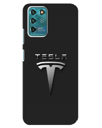 Чохол для Google Pixel 2 з картинкою «Сталевий логотип Tesla»