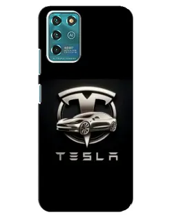 Чохол для Google Pixel 2 з картинкою «Tesla — срібне авто»