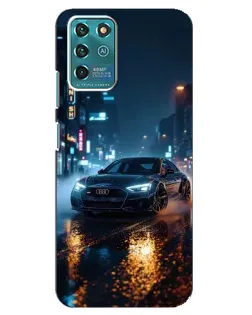 Чохол для Google Pixel 2 з картинкою «Нічне місто та Audi»