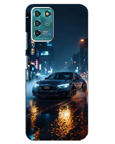 Чохол для Google Pixel 2 з картинкою «Нічне місто та Audi»