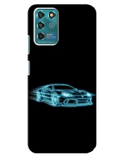 Чохол для Google Pixel 2 з картинкою «Неоновий контур Lamborghini»