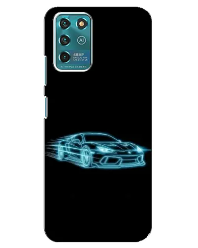 Чохол для Google Pixel 2 з картинкою «Неоновий контур Lamborghini»