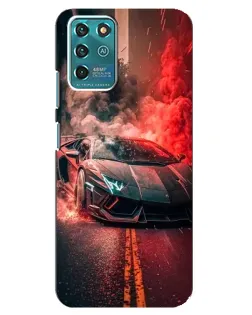 Чохол для Google Pixel 2 з картинкою «Lamborghini червоний дим»