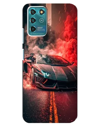 Чохол для Google Pixel 2 з картинкою «Lamborghini червоний дим»