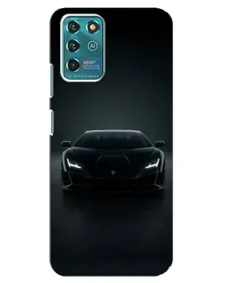 Чохол для Google Pixel 2 з картинкою «Чорний Lamborghini Aventador»