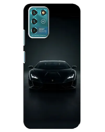 Чохол для Google Pixel 2 з картинкою «Чорний Lamborghini Aventador»