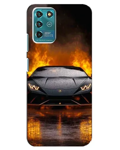 Чохол для Google Pixel 2 з картинкою «Lamborghini у вогні»