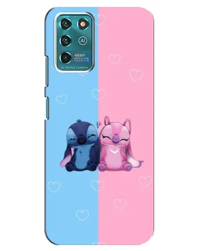 Чехол для Google Pixel 2 с картинкой «Stitch и Angel Love»
