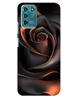 Чехол для Google Pixel 2 с картинкой «Шелковая черная роза»