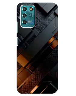 Чохол для Google Pixel 2 з картинкою «Чорні геометричні блоки»