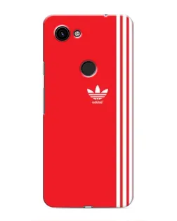 Чохол для Google Pixel 3 XL з картинкою «Червоний мінімалізм Adidas»