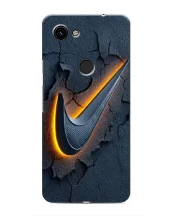 Чохол для Google Pixel 3 XL з картинкою «Об'ємний логотип Найк»