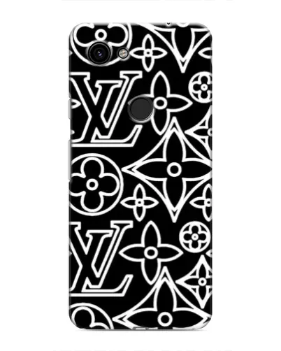 Чохол для Google Pixel 3 XL з картинкою «Чорно-білий візерунок LV»