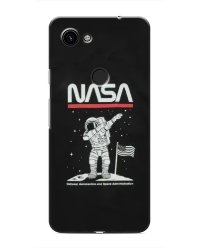 Чехол для Google Pixel 3 XL с картинкой «NASA — шагаем по Луне»