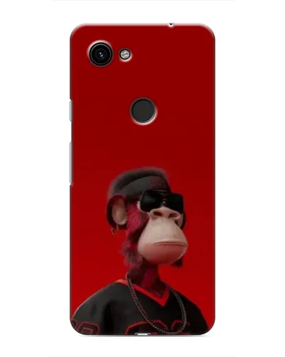 Чохол для Google Pixel 3 XL з картинкою «Bored Ape в червоному»
