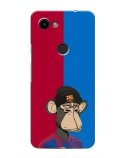 Чохол для Google Pixel 3 XL з картинкою «Bored Ape — фанат Барси»