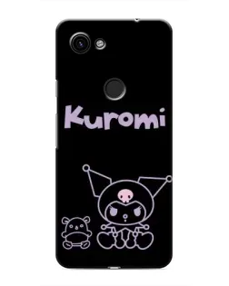 Чохол для Google Pixel 3 XL з картинкою «Kuromi — чорний мінімалізм»