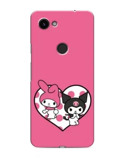 Чохол для Google Pixel 3 XL з картинкою «Kuromi та My Melody»