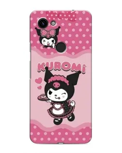 Чохол для Google Pixel 3 XL з картинкою «Kuromi в окулярах»