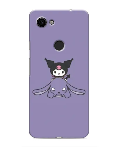 Чохол для Google Pixel 3 XL з картинкою «Kuromi на ліловому фоні»