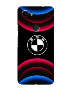 Чохол для Google Pixel 3 XL з картинкою «Логотип BMW та неонові дуги»